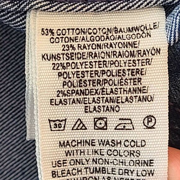 Free People Women's Mini Denim Skirt Back Zip Casual High Rise Blue Size 8 - Picture 6 of 10